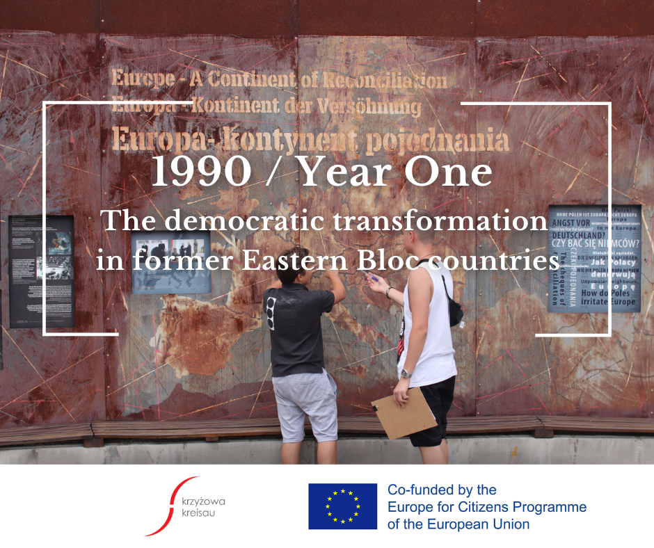 Das erste Zusammentreffen der Partner im Projekt "1990 / Year One". The democratic transformation in former Eastern Bloc countries" – am 12. und 13. November 2020